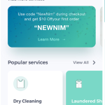 Laundry Mobile App Interface 2